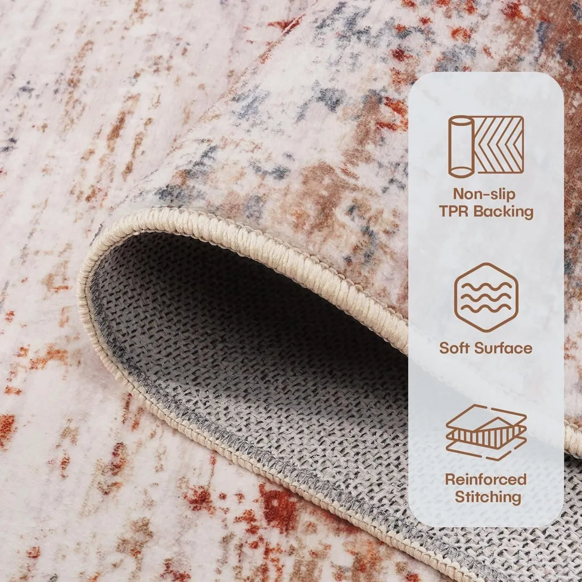 Living Room Rug 160x230 cm Large Non-Slip - Image 2