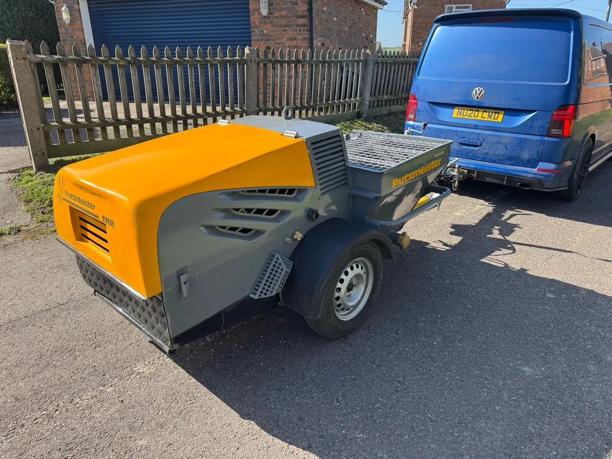 Putzmeister sp11 4cyl ,plastering pump,rendering - Image 4