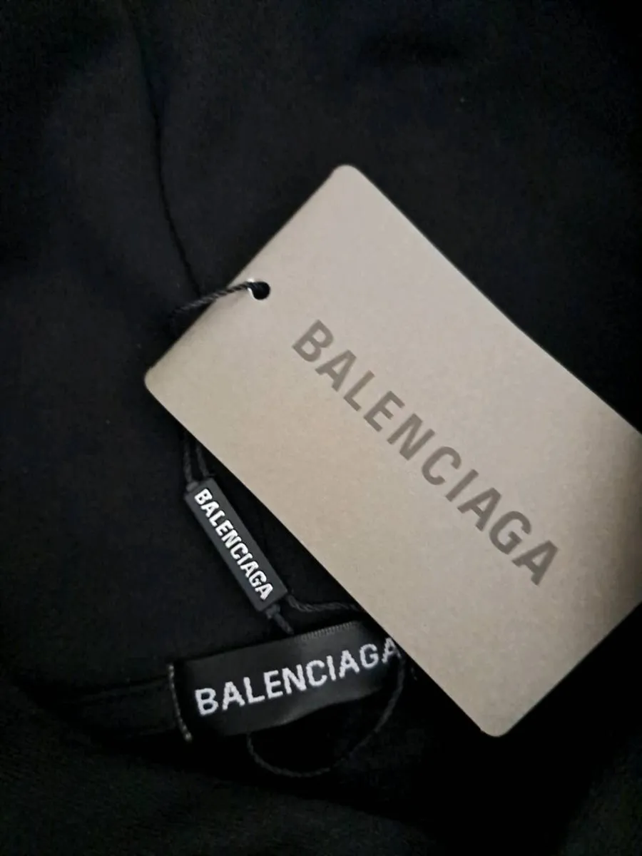 Balenciaga Logo Hoodie - Men's - Image 4