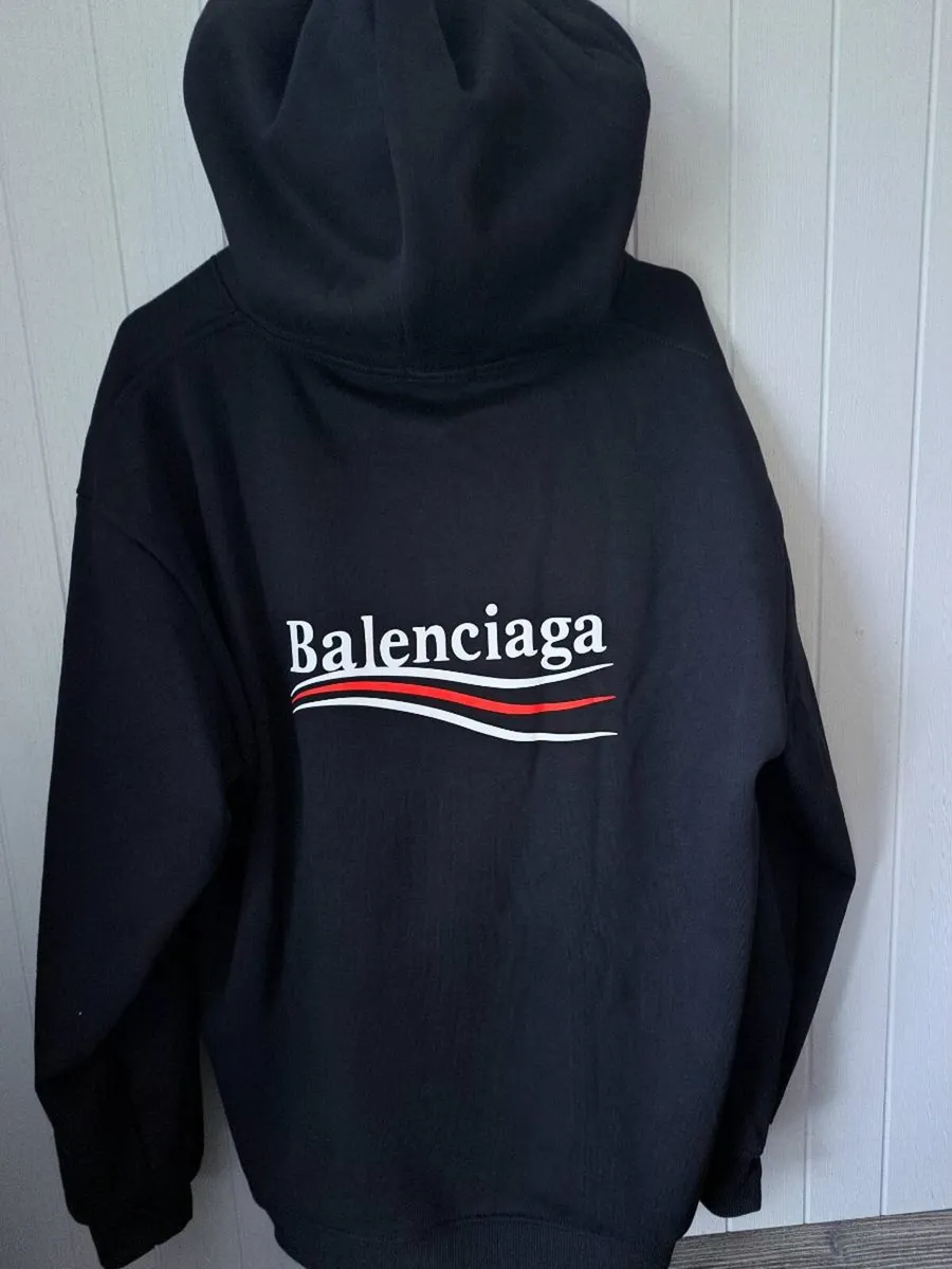 Balenciaga Logo Hoodie - Men's - Image 2