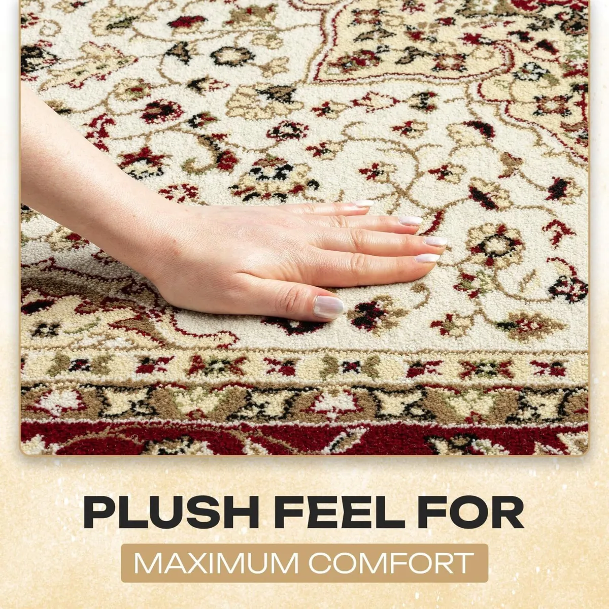 Traditional Rome Rug – Large Washable Non-slip - Image 3