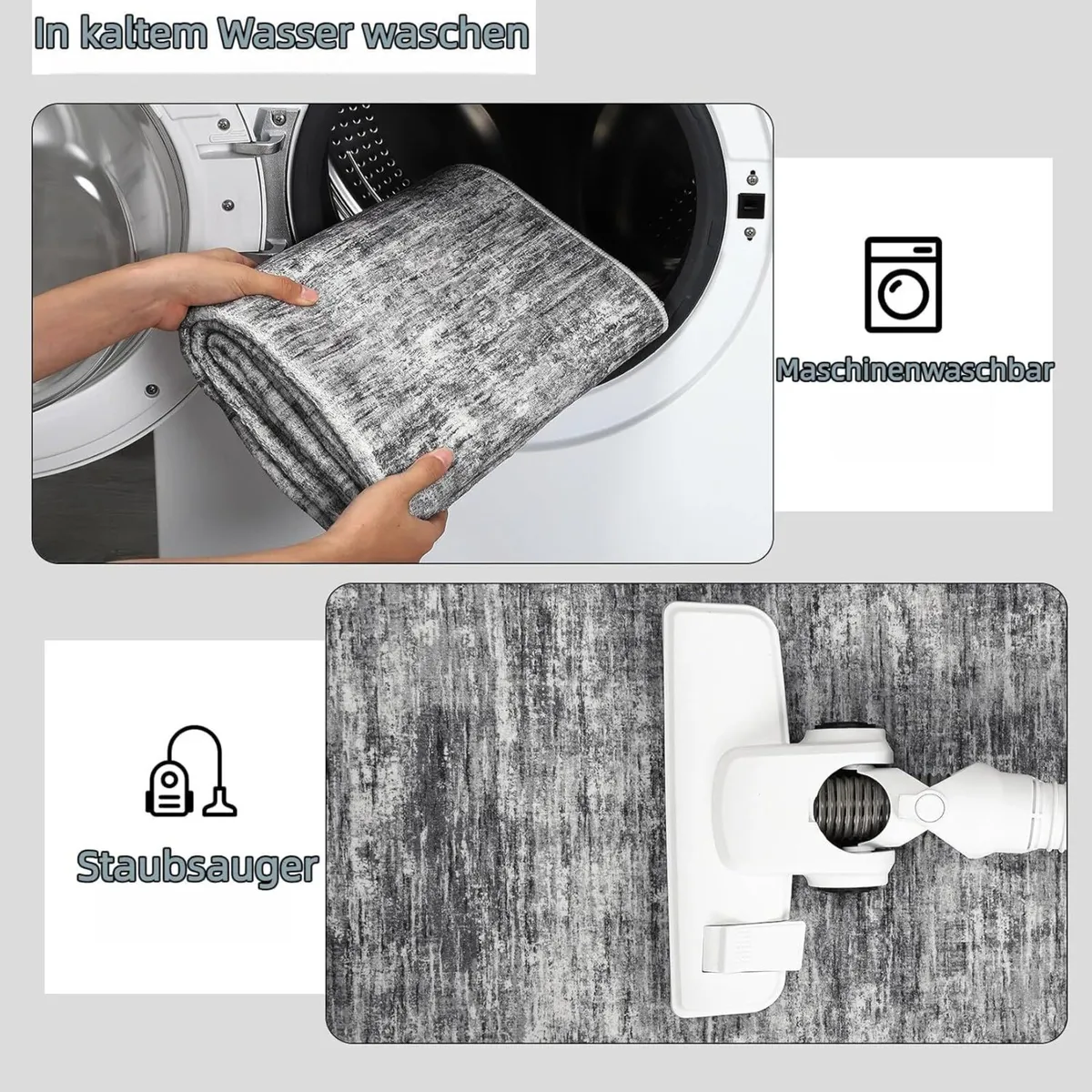 Modern Area Rug 200 x 290 cm for Living Room - Image 4