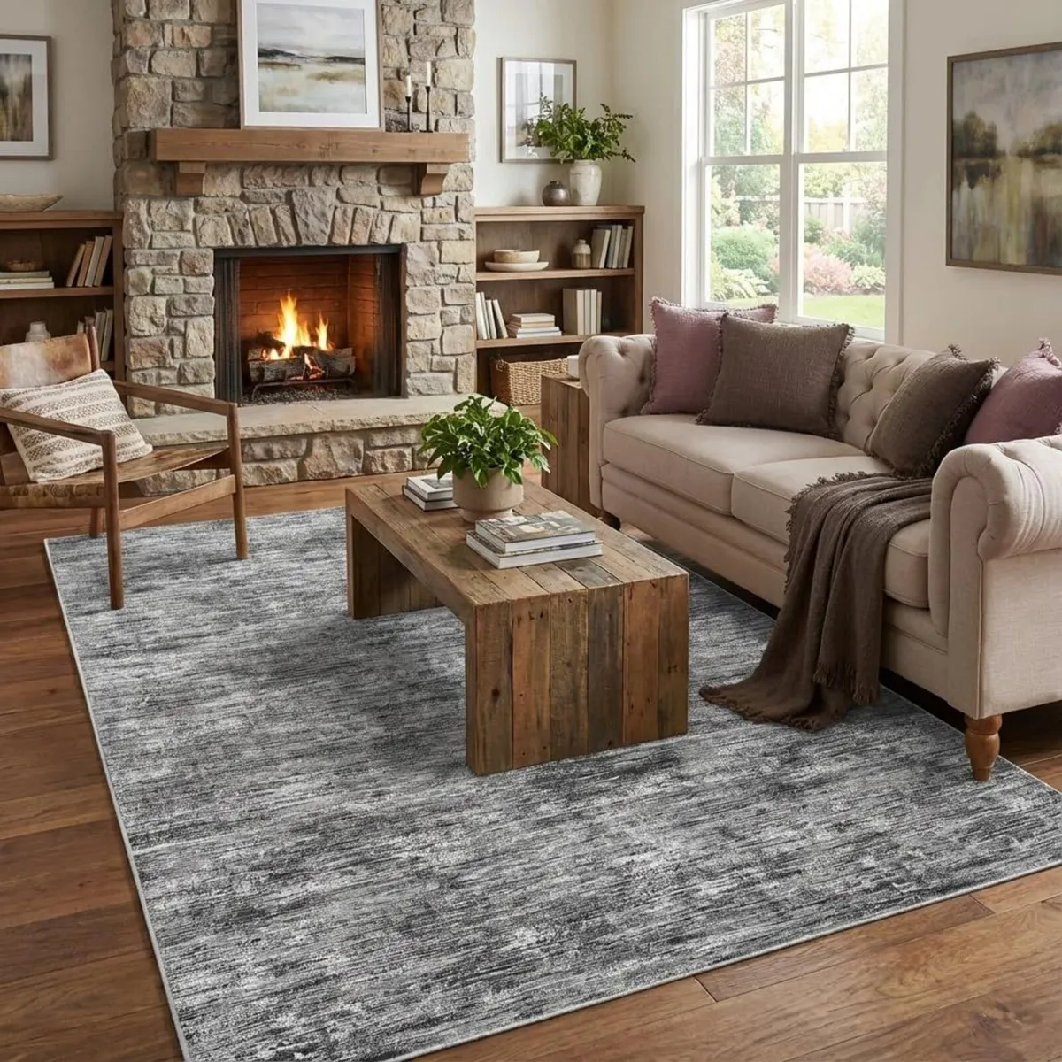 Modern Area Rug 200 x 290 cm for Living Room - Image 3