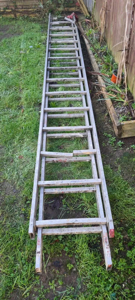 14ft extending aluminum ladders