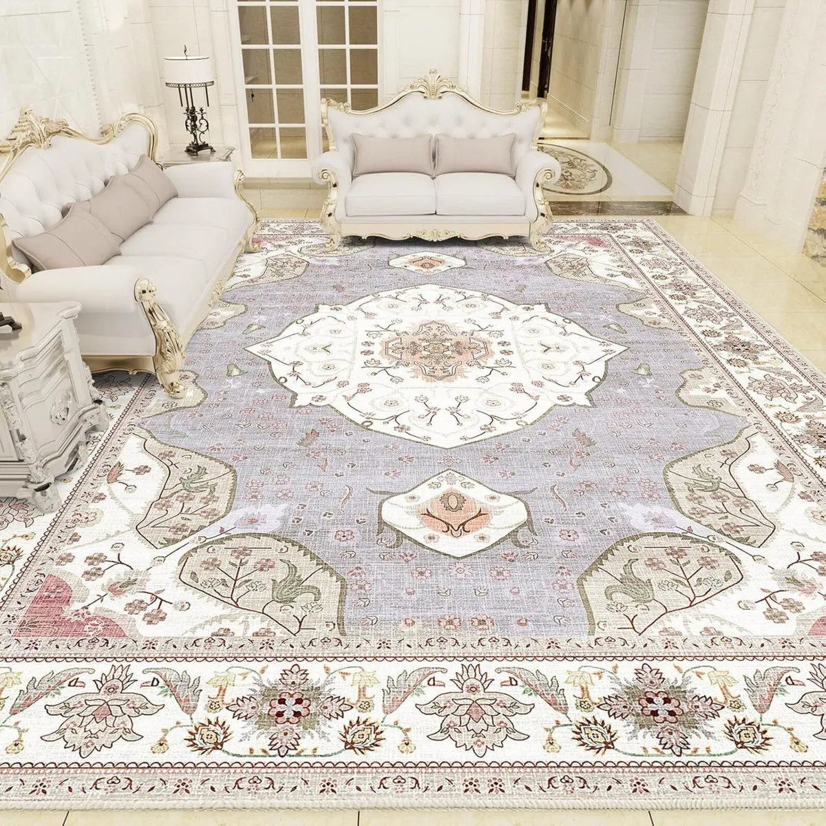 Vintage Area Rug for Living Room - Traditional - Image 1
