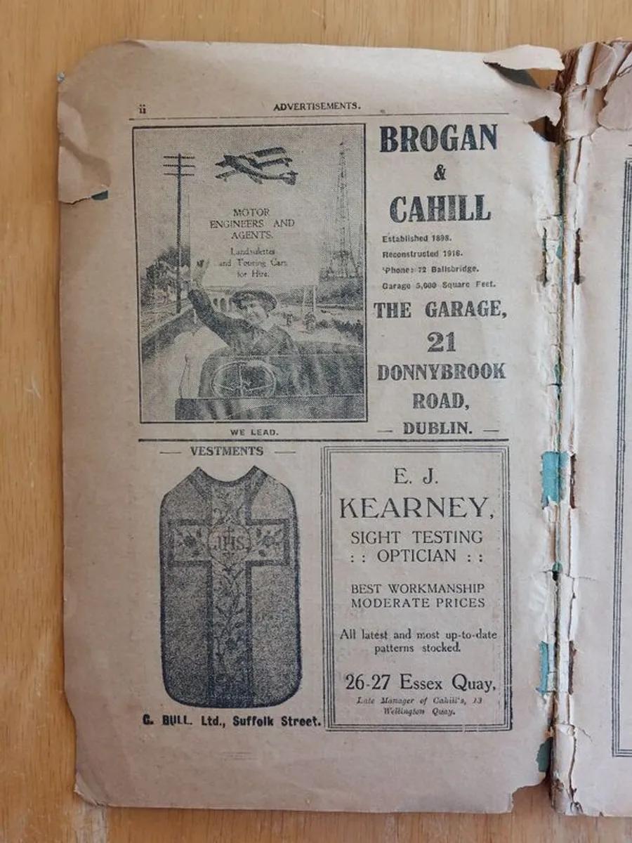 Rare 1917 Thomas Ashe Inquest Booklet  Original Dublin Print - Image 3