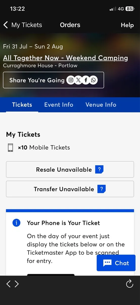 All Together Now General Camping Tickets - Image 2