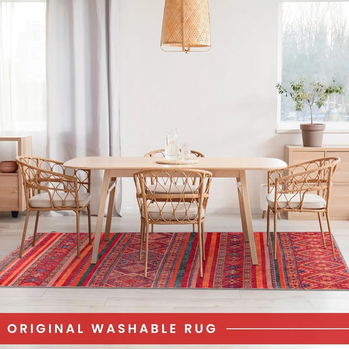 Washable Area Rugs for Living Room Traditional - Image 2
