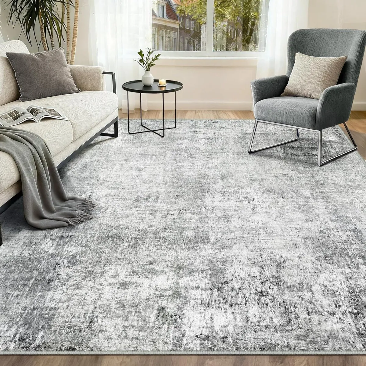 Washable Rugs Living Room 150x210 cm Modern - Image 1