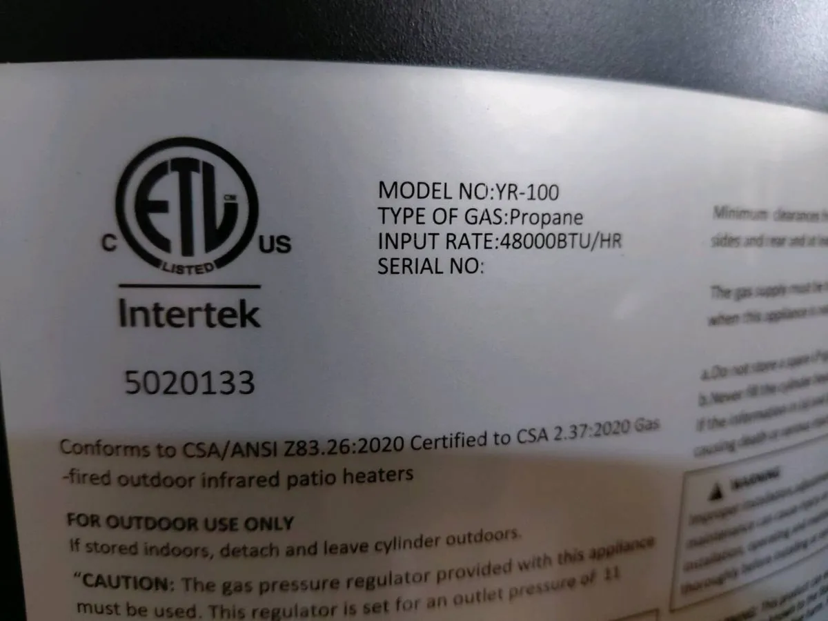 New Patio Heater - Image 2