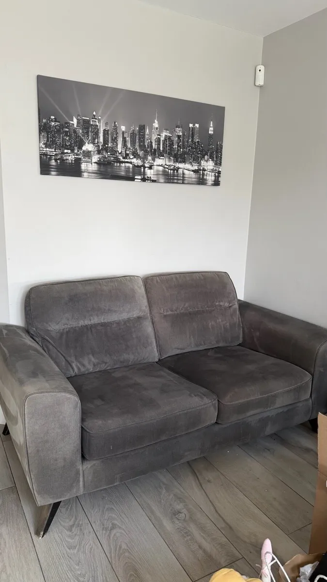 DFS 2 seater grey couch - Image 1
