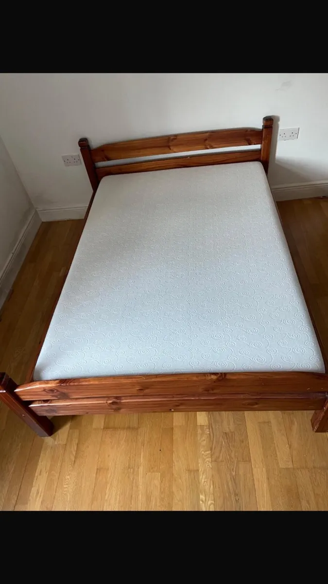 Double bed with mattress - Image 2