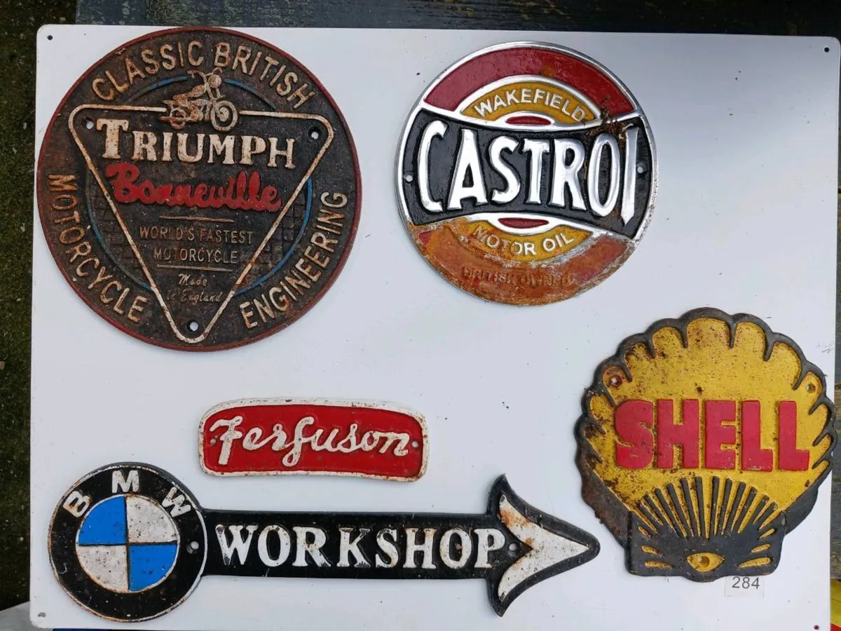 Cast iron signs - Image 4