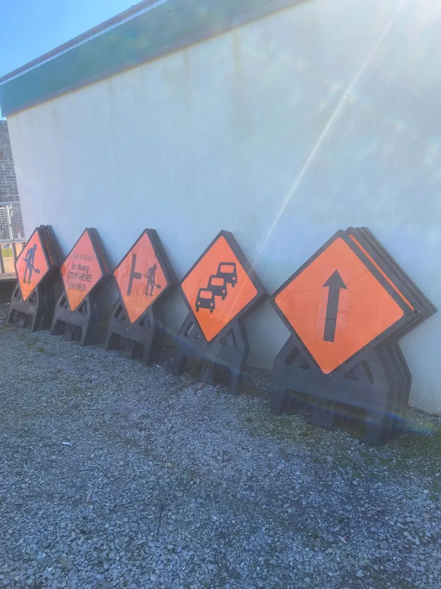 Plastic Road Traffic Signs - Image 1
