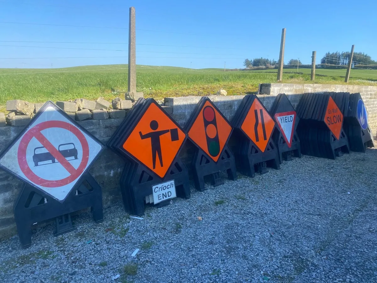 Plastic Road Traffic Signs - Image 2