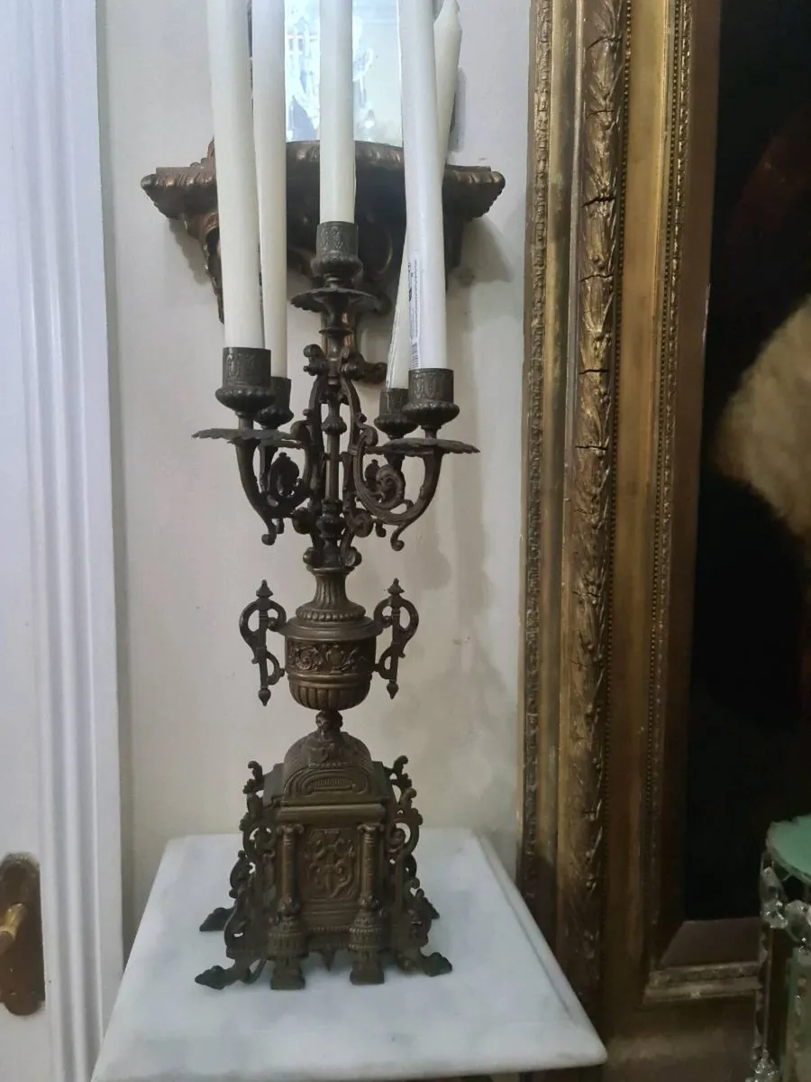 Antique candleabra - Image 3