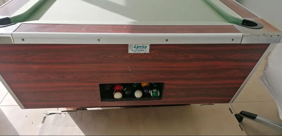 Pool table (slate base) plus extras - Image 4