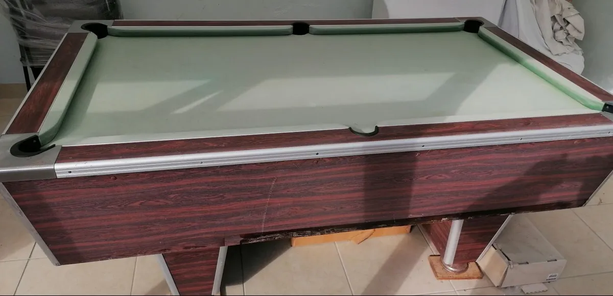 Pool table (slate base) plus extras - Image 1