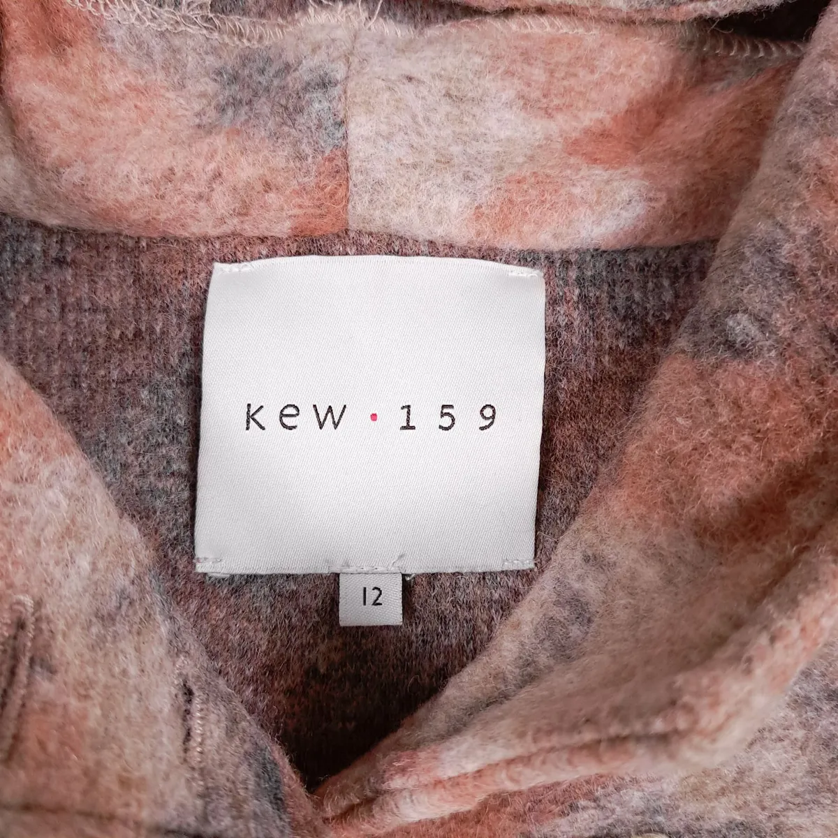 Kew 159 Vintage Orange Plaid Duffle Coat 12UK - Image 2