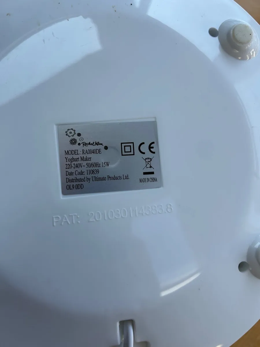 Yogurt maker - Rachel Allen - Image 1
