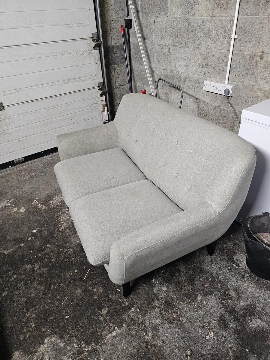 Grey two-seater couch - Image 2