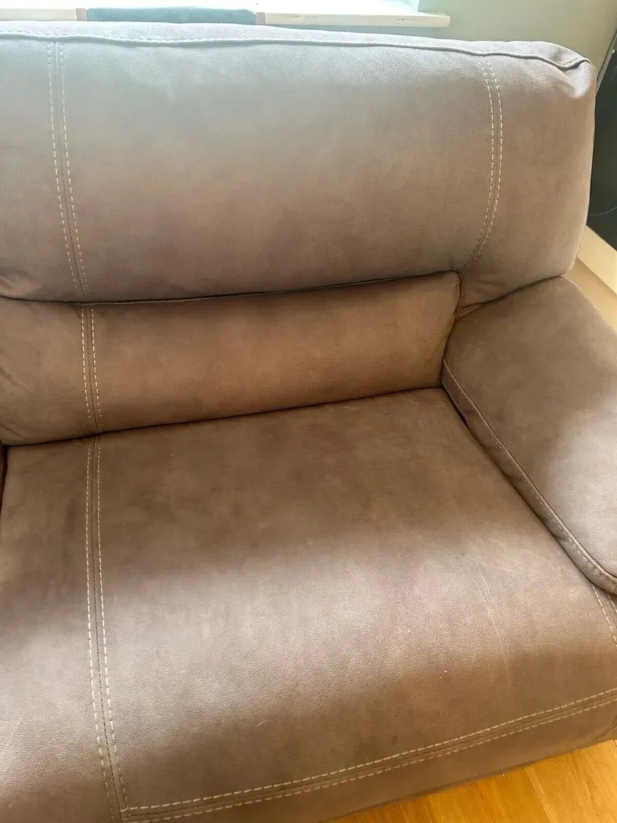 EZ Living Bradford 2-Seater Recliner Sofa Grey - Image 3