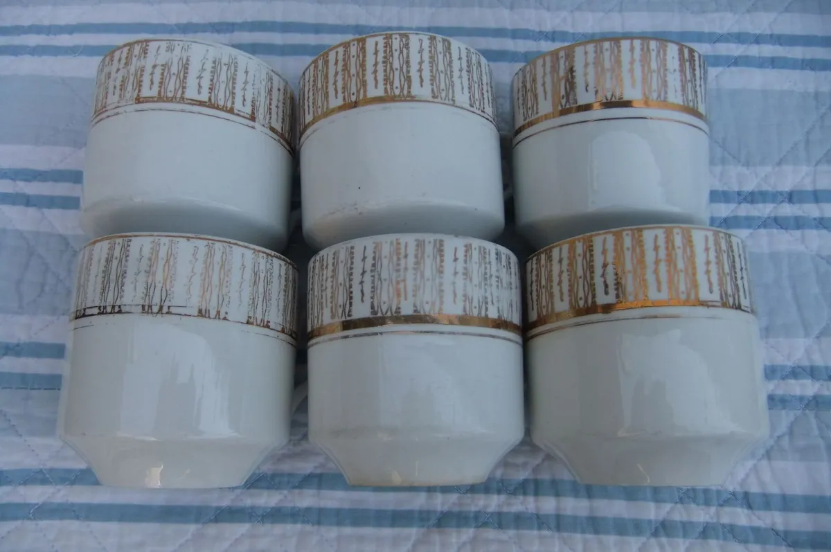 Arklow Pottery Gilded Set x 10 Pieces - Image 4