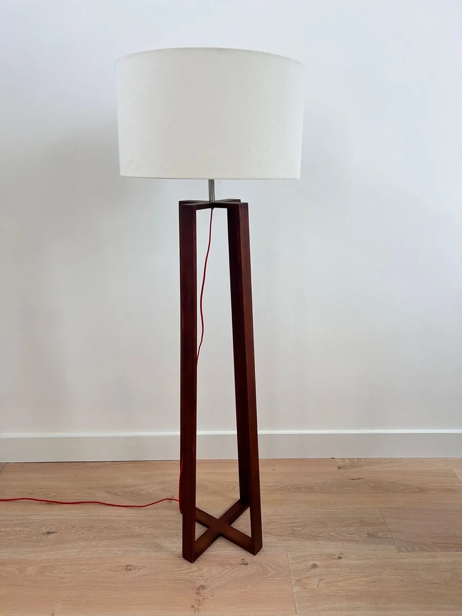 Modern Wooden Floor Lamp - Image 2