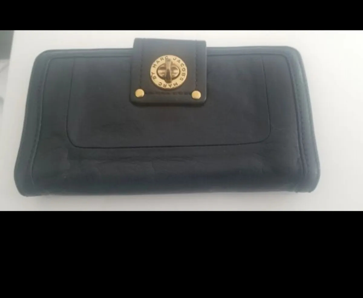 Black Marc Jacobs soft leather ladies purse - Image 3