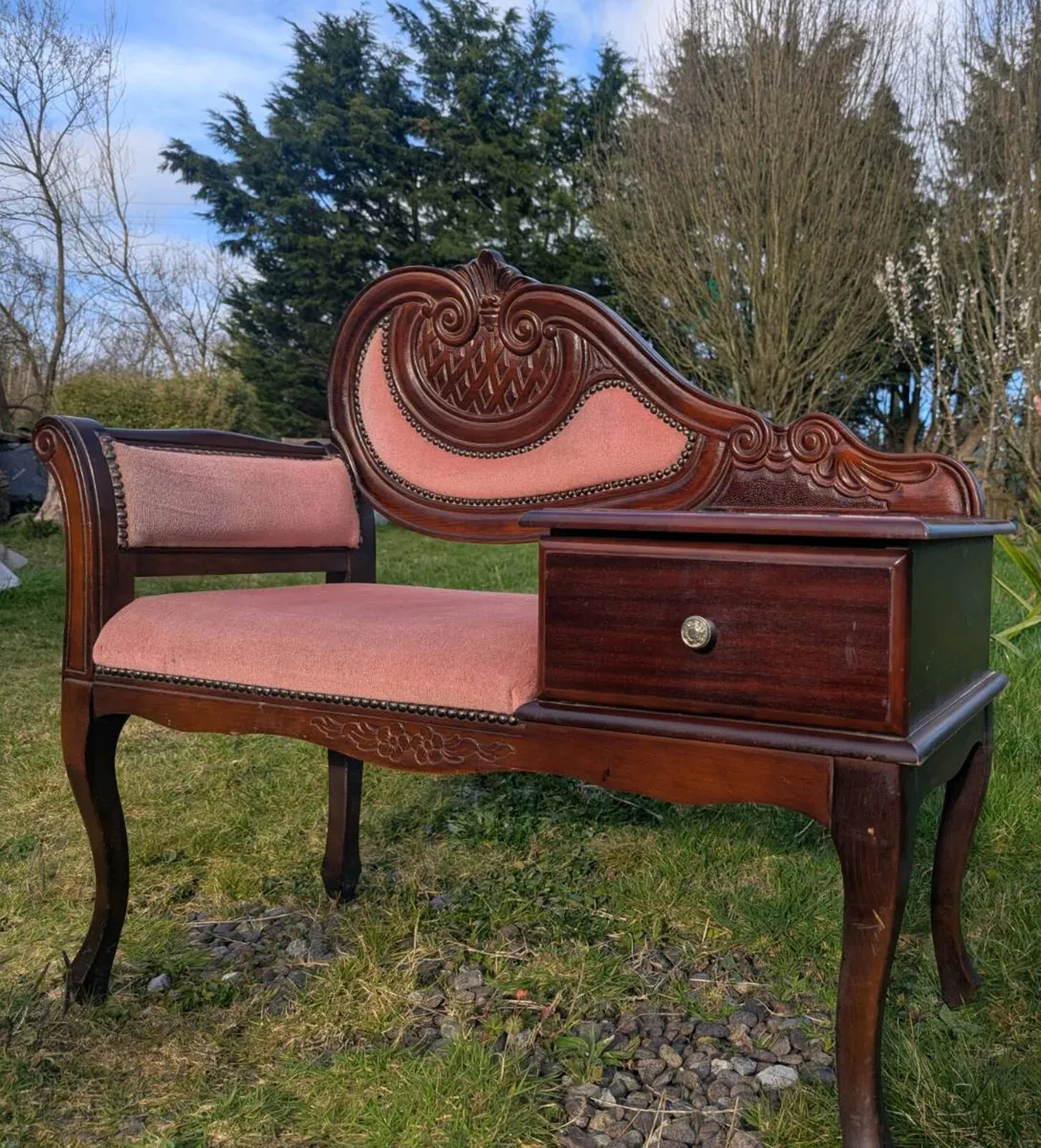 Mahogany vintage chair - Image 1