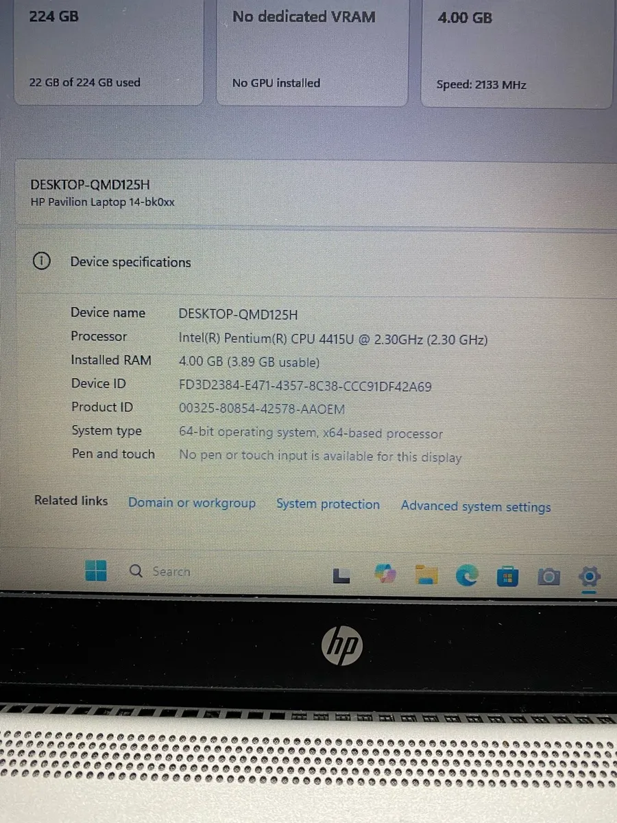 HP laptop windows 11 for sale - Image 4