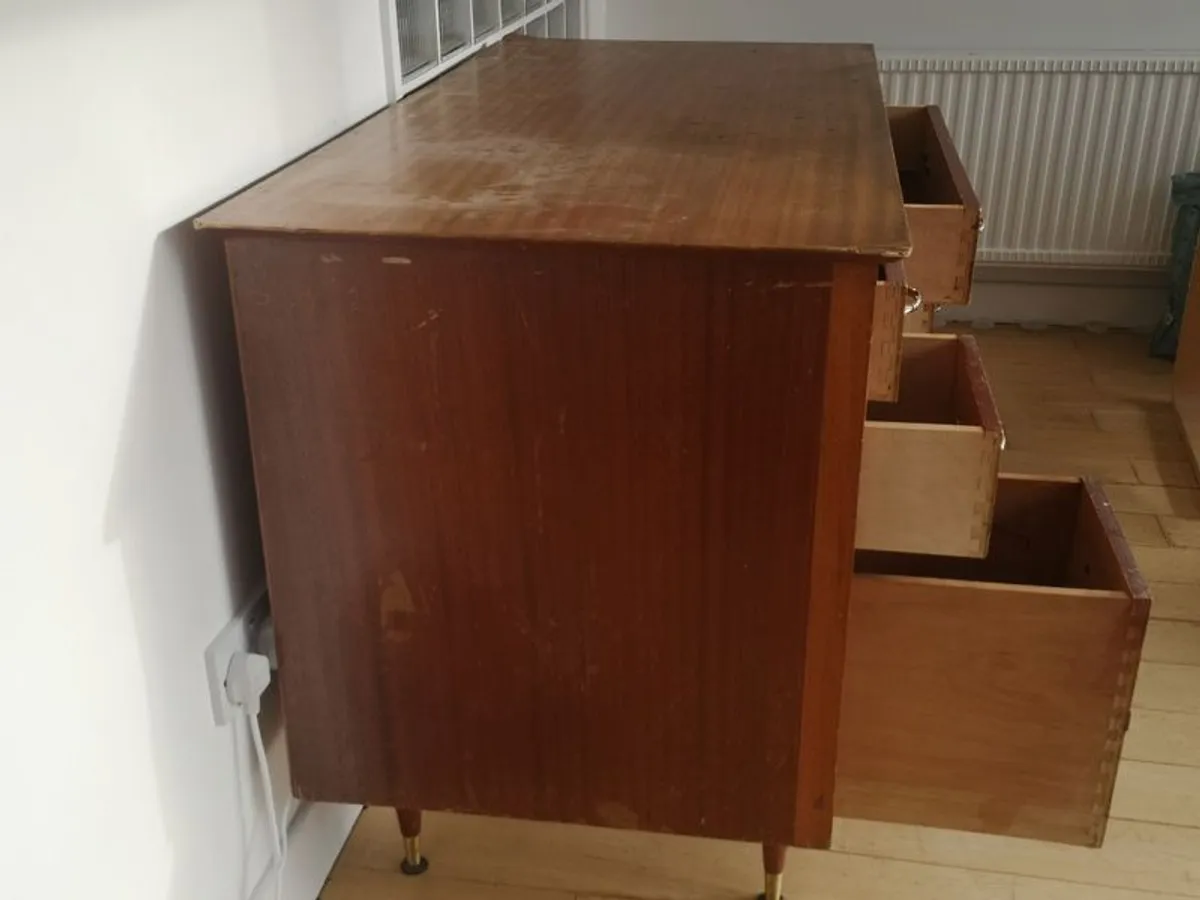Vintage mid century desk - Image 4