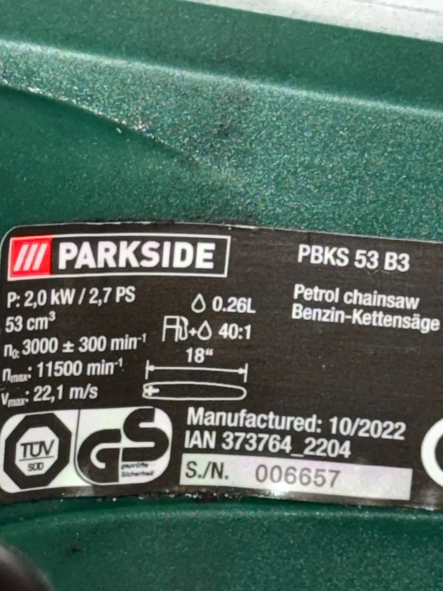 Parkside Chainsaw - Image 3