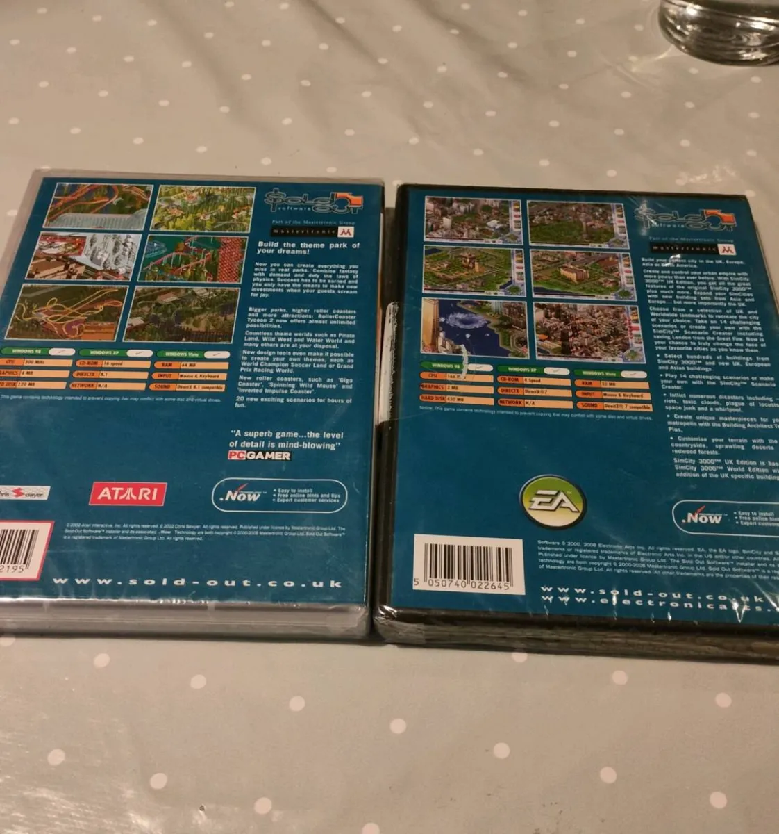 2 PC CD rom vintage Games. New in packaging. - Image 2