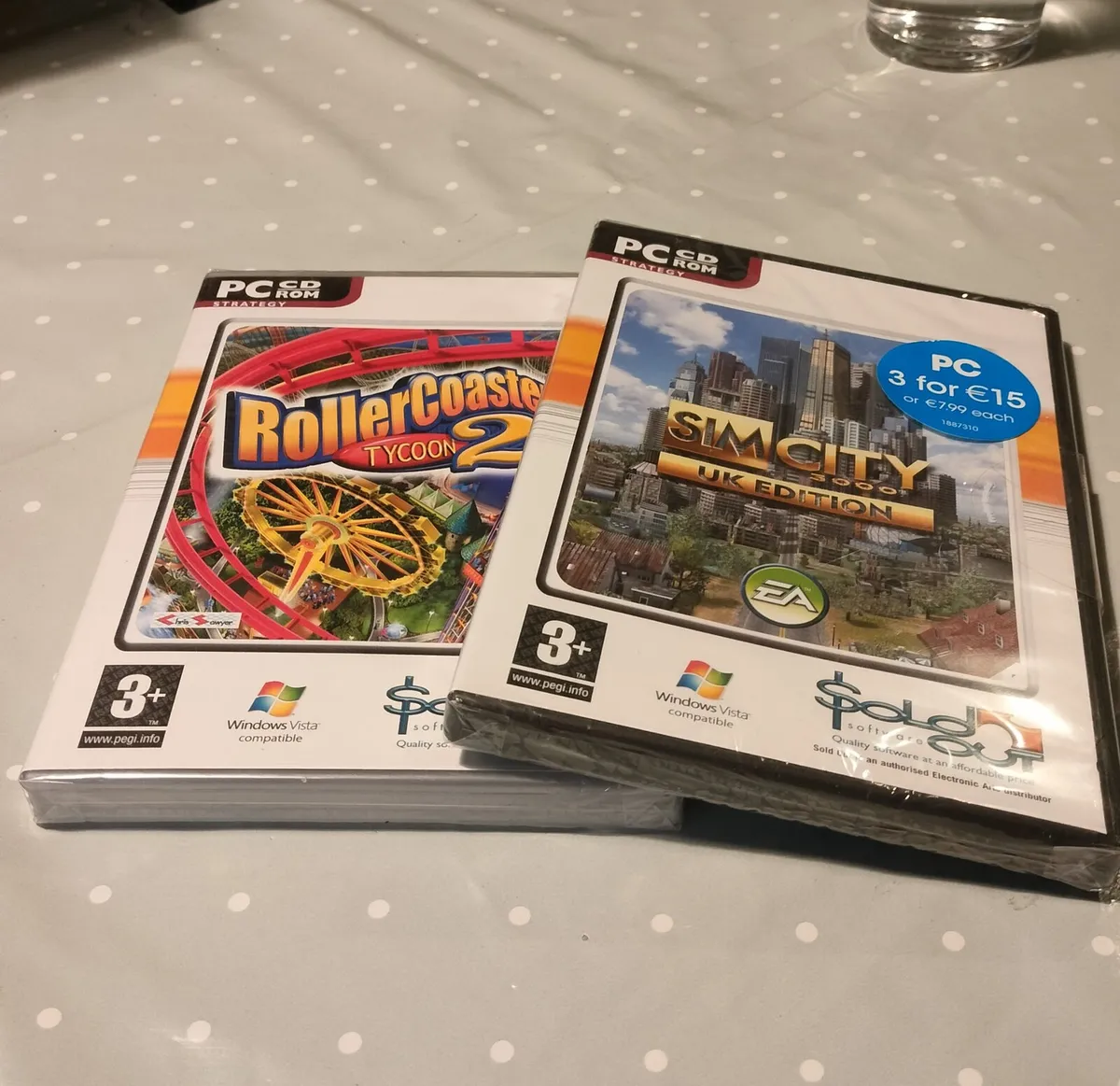 2 PC CD rom vintage Games. New in packaging. - Image 3