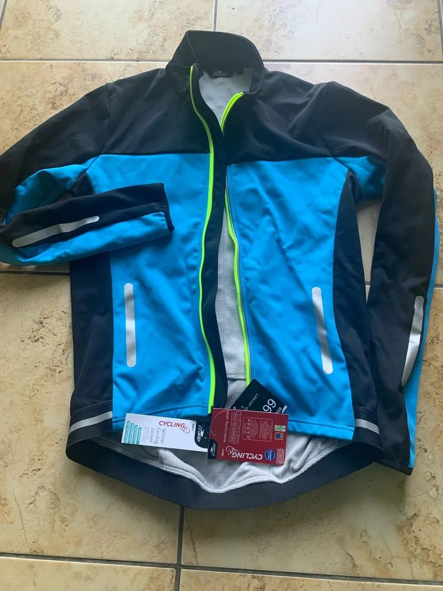 Crane brand new with tags cycling jacket