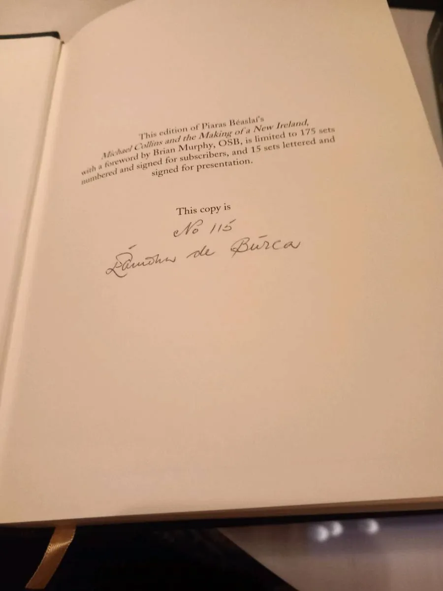 Michael Collins two hardback limited ed, freepost - Image 3
