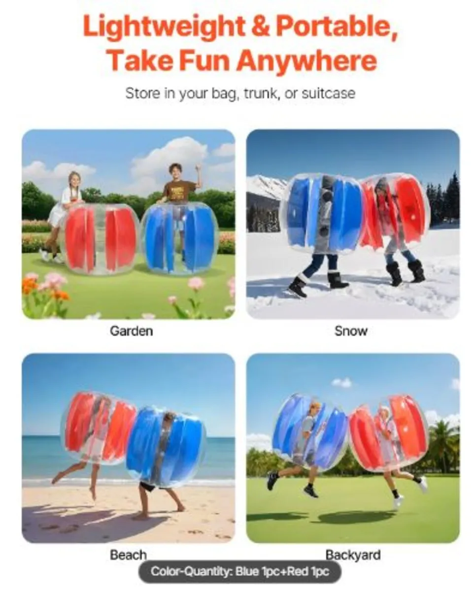 Inflatable Bumper Balls 2-Pack,4FT/1.2M Body Sumo - Image 3