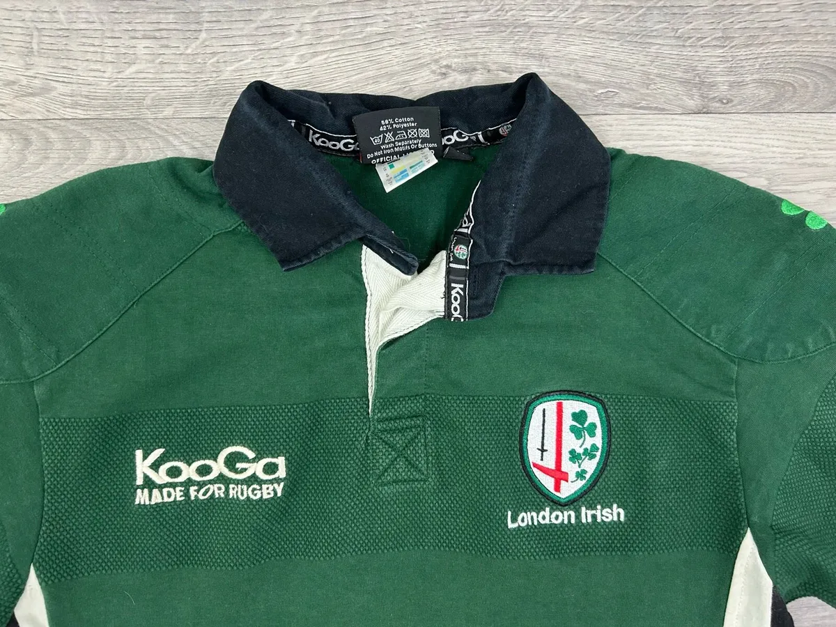 Vintage 2002 Kooga London Irish Rugby Jersey M - Image 4
