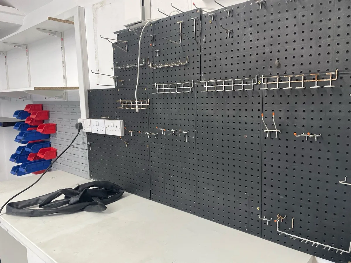 Garage shelving / peg board - Image 4