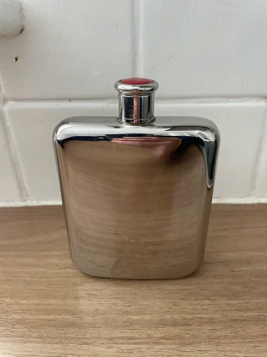 Vintage John Jameson & Son Irish Whiskey Hip Flask - Image 1