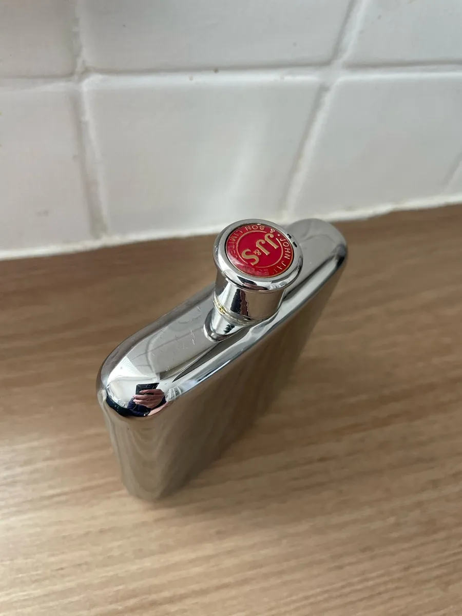 Vintage John Jameson & Son Irish Whiskey Hip Flask - Image 3