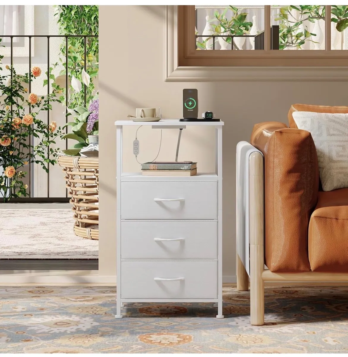 Set of 2 Chest of Drawers for Bedroom - Image 3