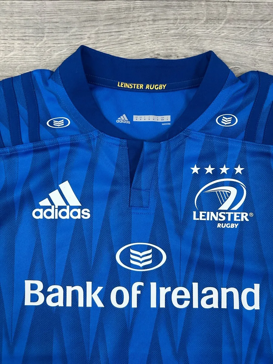 Adidas Leinster Rugby Jersey Shirt Mens Medium - Image 3