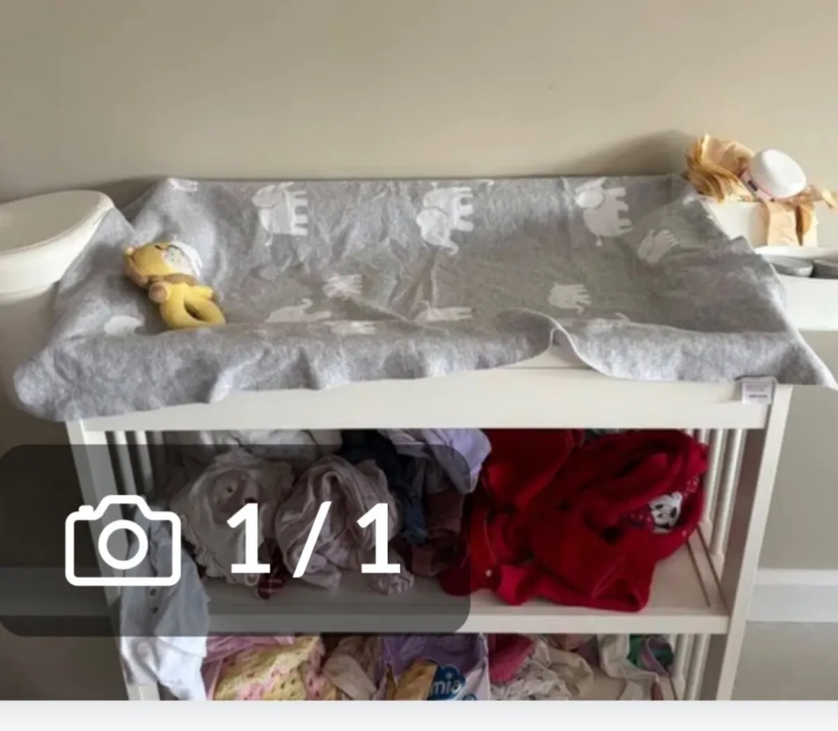 IKEA Gulliver baby changing unit and accessories