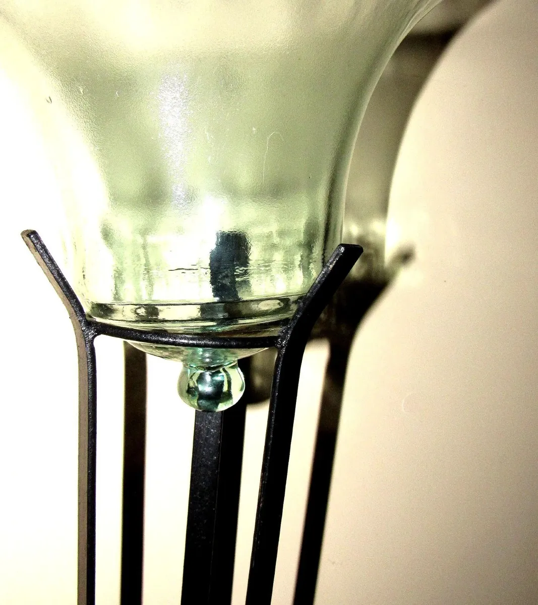 Tall Floor Vase Stand Glass Bowl Decorative - Image 2