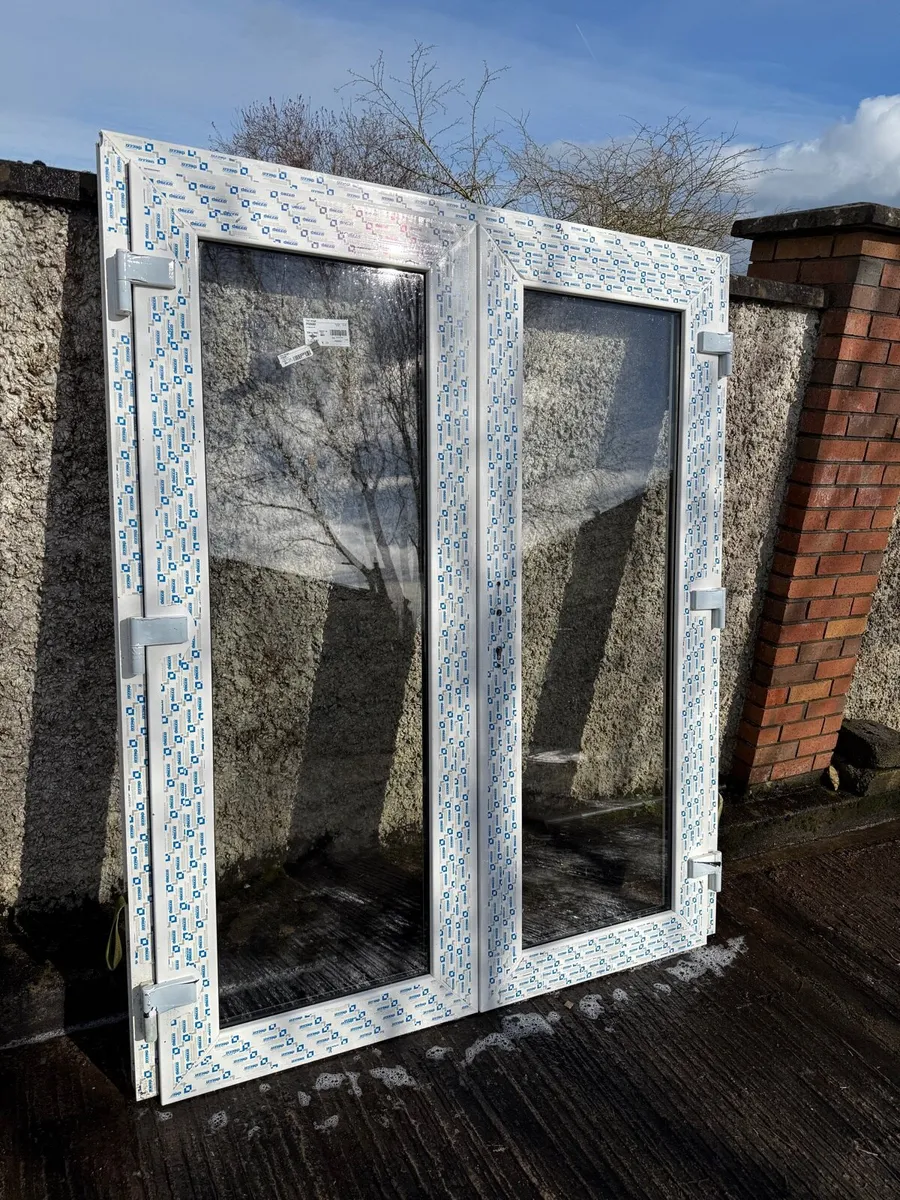 White Double Glazed uPVC Double French Doors - Image 4