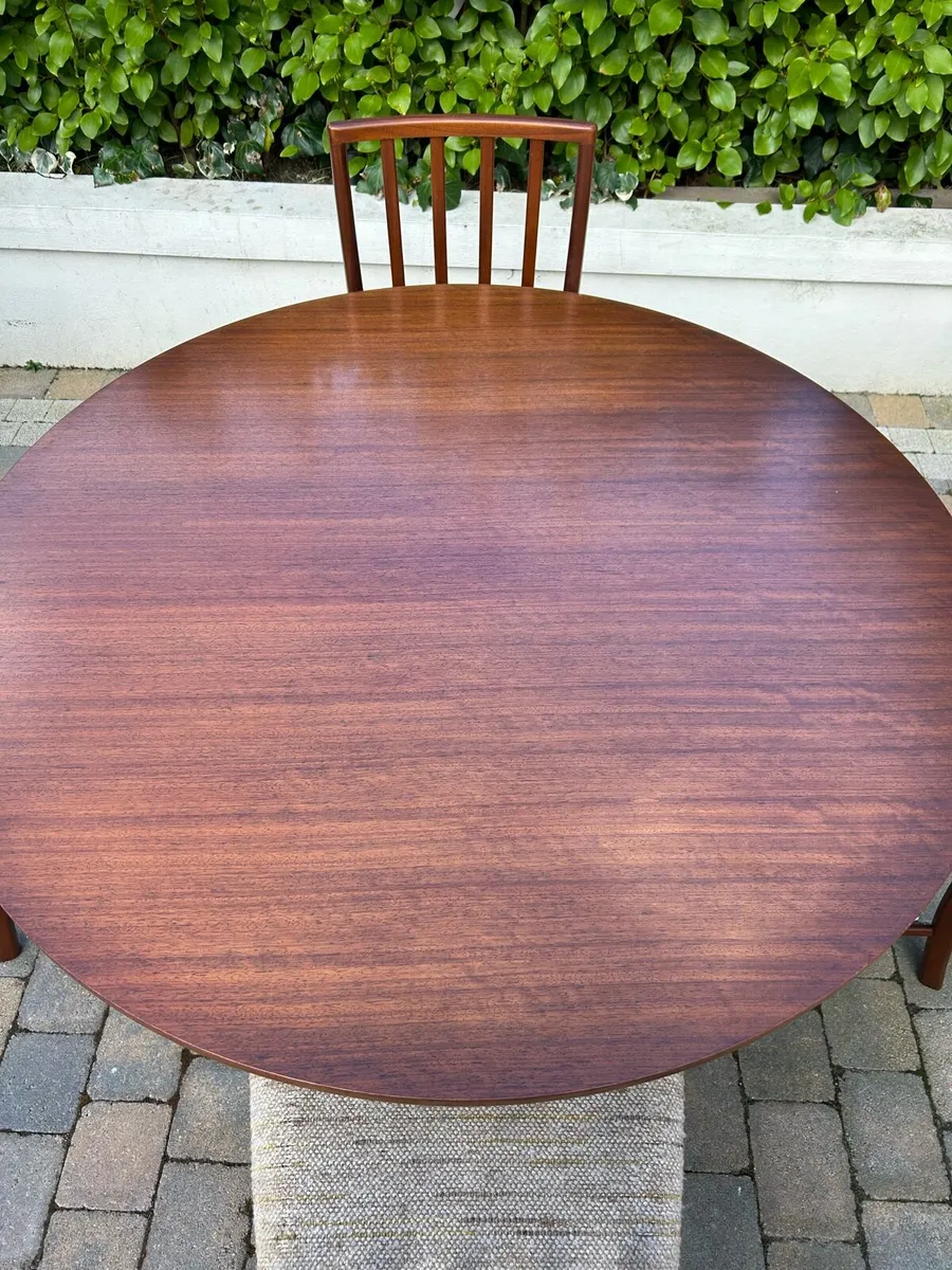 Mid century G plan table and 4 chairs - Image 4