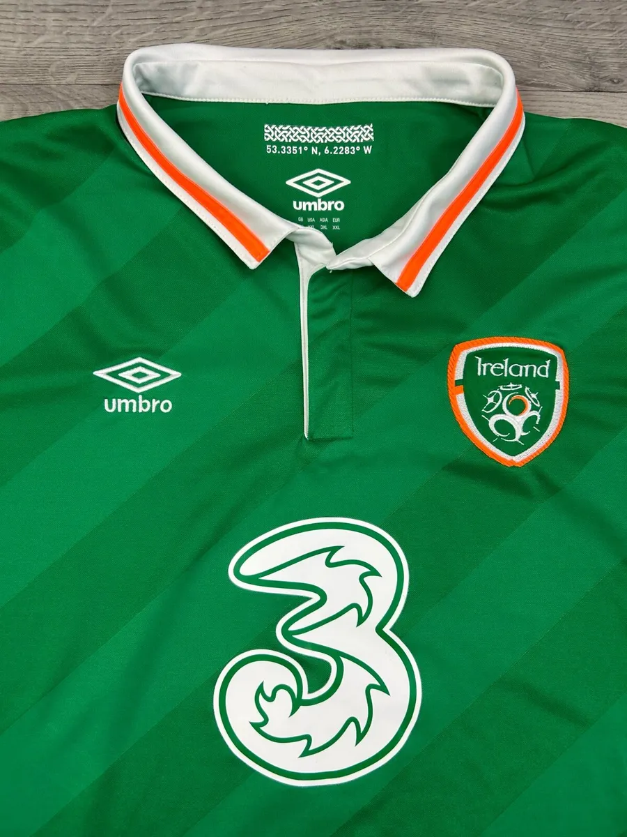 Umbro Ireland Home Jersey Shirt Mens XXL - Image 3
