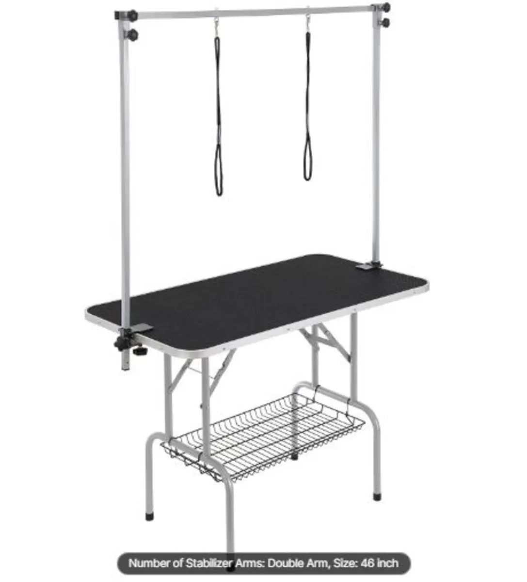 Pet Grooming Table Two Arms with Clamp, 117cm Dog - Image 1